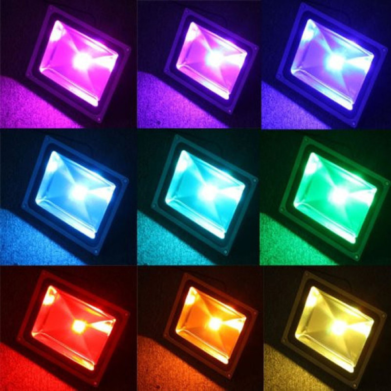 Color Changing Led Landscape Lighting
 Buy 20W RGB Color Changing Outdoor Remote Control LED