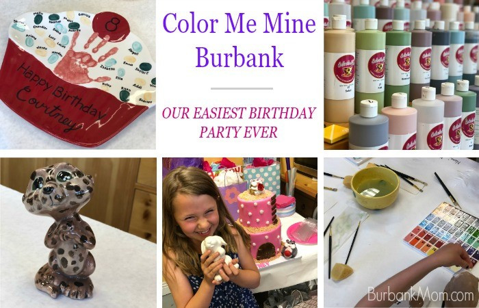 Color Me Mine Birthday Party
 Color Me Mine Burbank Made Our Birthday Party Very Easy