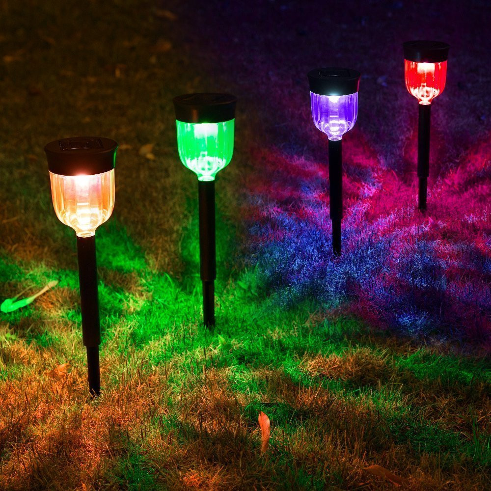 Colored Landscape Lighting
Solar Powered LED Outdoor Decorative Garden Lights Color