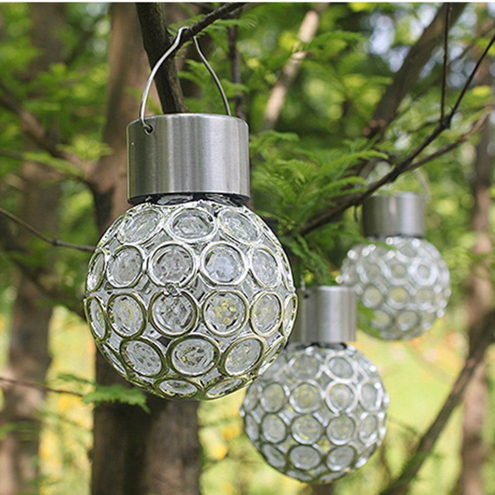 Colored Landscape Lighting
Innovative Solar Ball Hanging LED Lamp Outdoor Color