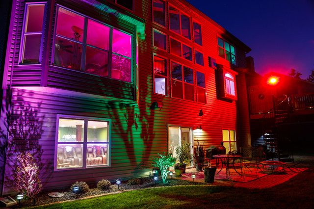 LED Landscape Lighting Color Changing Uplights Flood Lamp and Tier Fixtures traditional exterior st louis Colored Landscape Lighting
LED Landscape Lighting Color Changing Uplights Flood Lamp