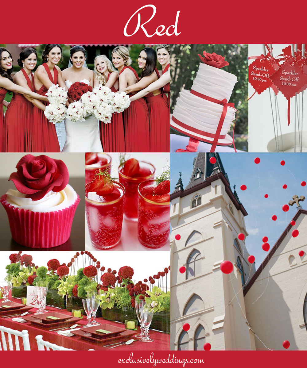 Colorful Weddings
 The 10 All Time Most Popular Wedding Colors