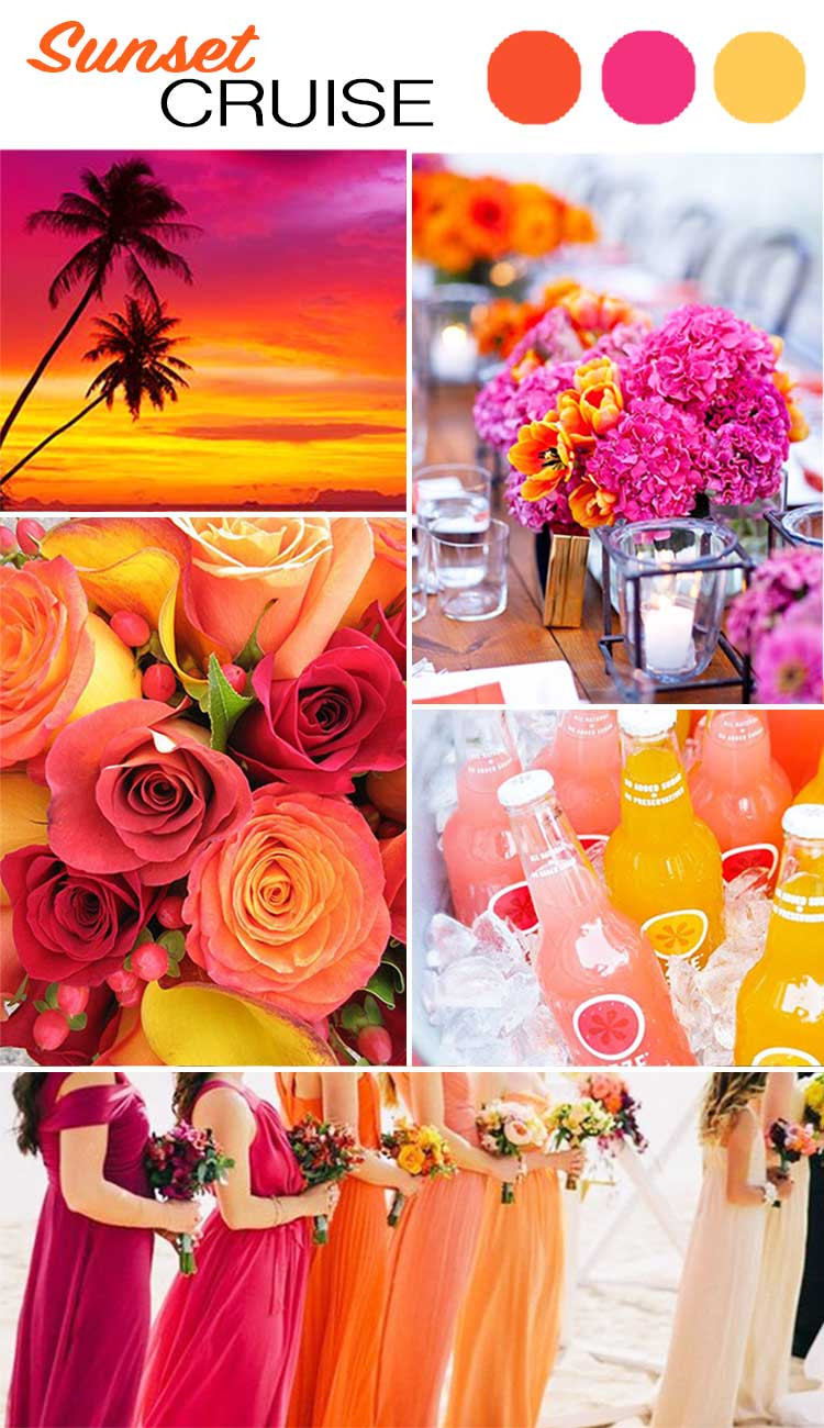 Colorful Weddings
 The Top 5 Color Palettes For Your Summer Wedding crazyforus