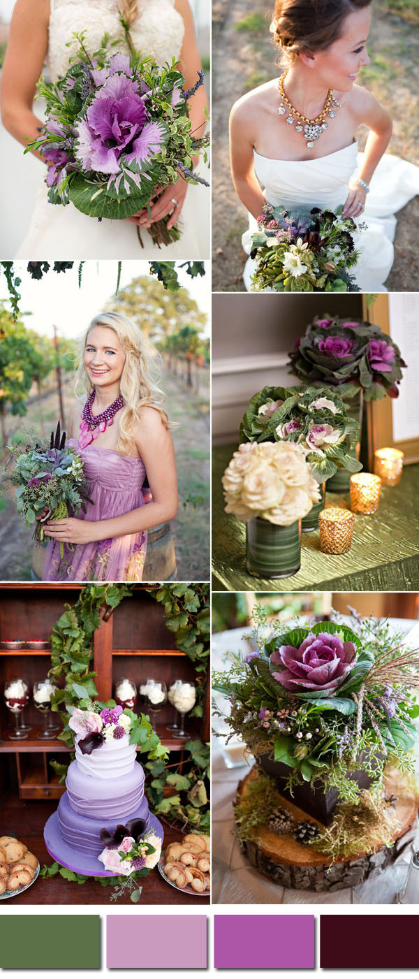 Colorful Weddings
 Kale Green Wedding Color Ideas for 2017 Spring & Summer