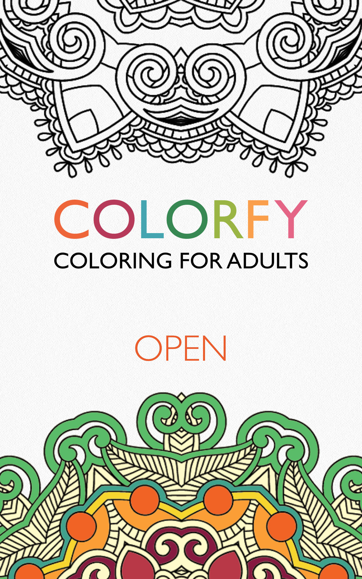 Colorfy Coloring Pages For Adults