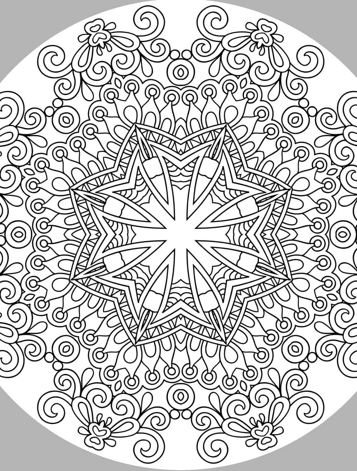 Coloring Sheets For Adults Printable
 10 Free Printable Holiday Adult Coloring Pages