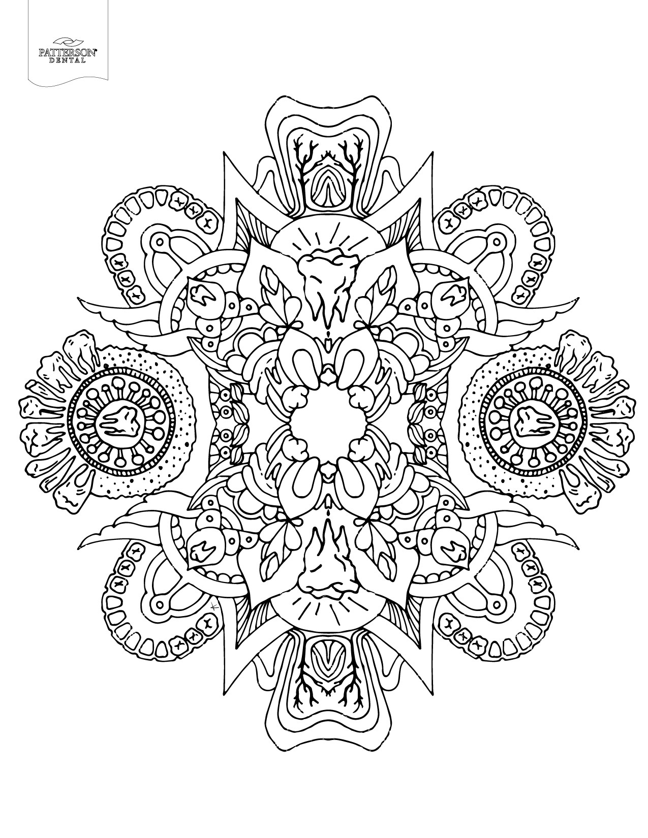 Coloring Sheets For Adults Printable
 10 Toothy Adult Coloring Pages [Printable] f The Cusp