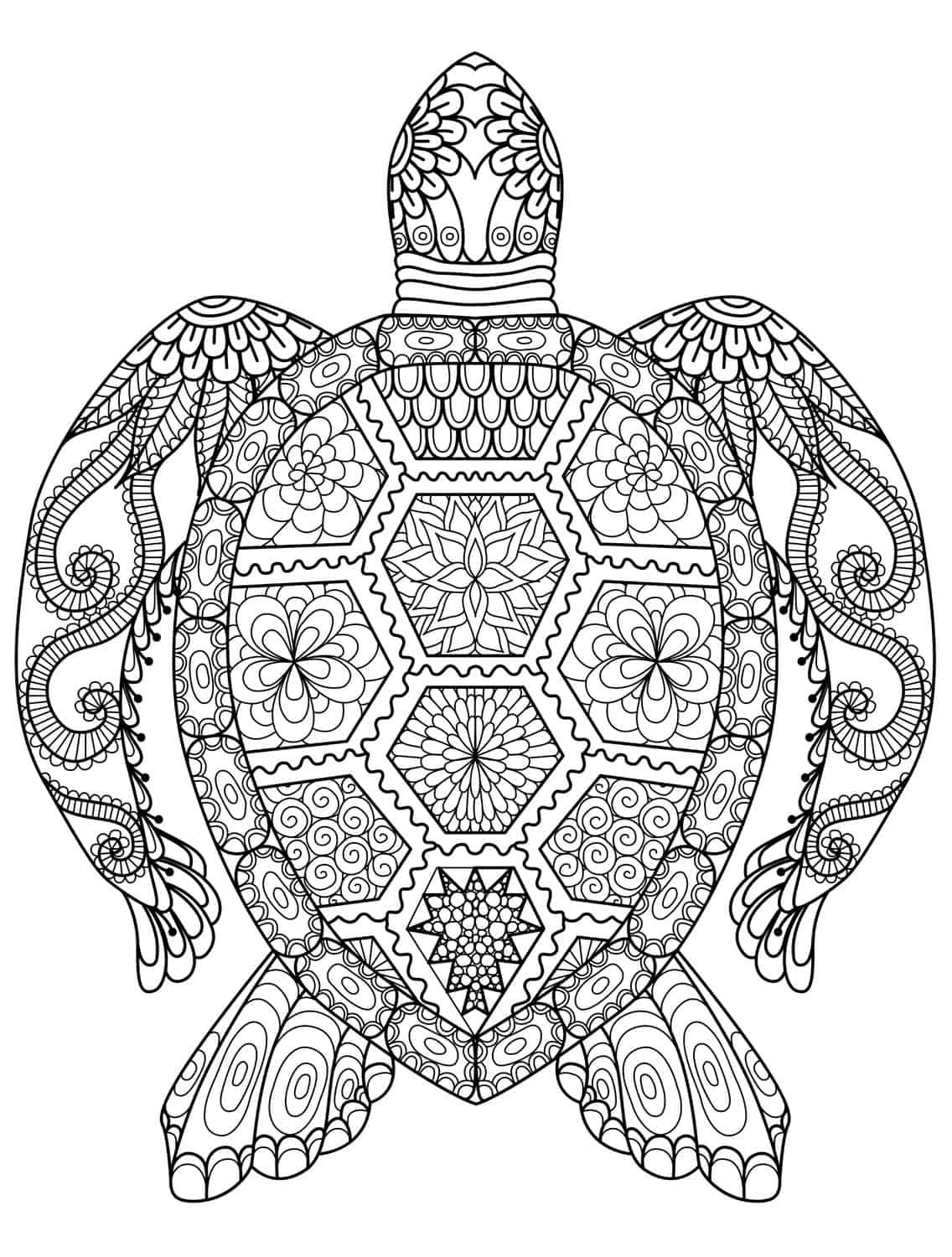 Coloring Sheets For Adults Printable
 20 Gorgeous Free Printable Adult Coloring Pages Page 3