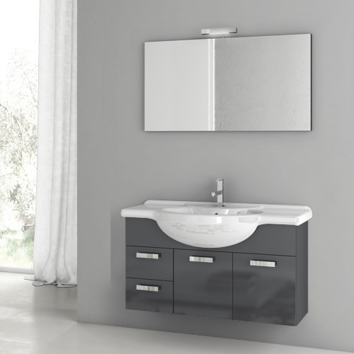 Complete Bathroom Vanities
 Multi Finish plete Vanity Set Contemporary Bathroom