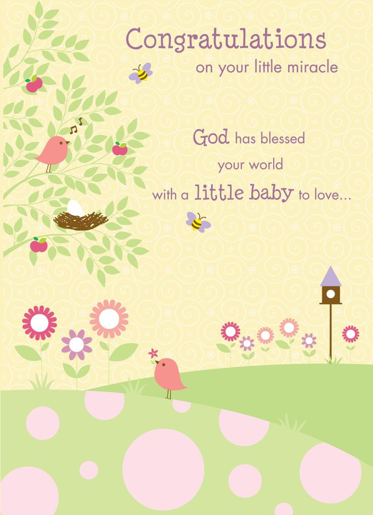 Congratulation New Baby Quotes
 Congratulations on your new miracle