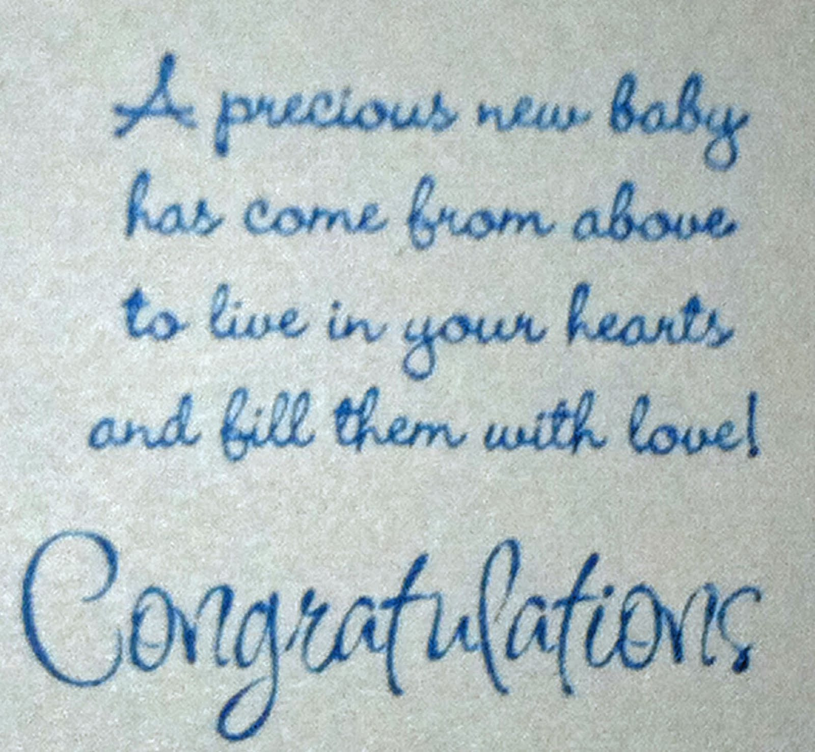 Congratulation New Baby Quotes
 Michelle s MBellishments Happy New Baby