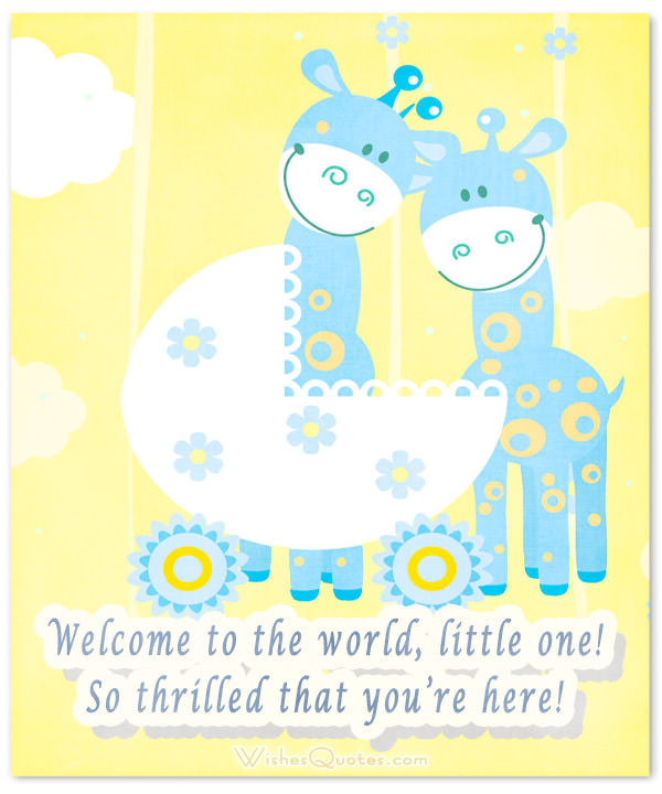 Congratulations On Your Baby Boy Quotes
 Baby Boy Congratulation Messages with Adorable