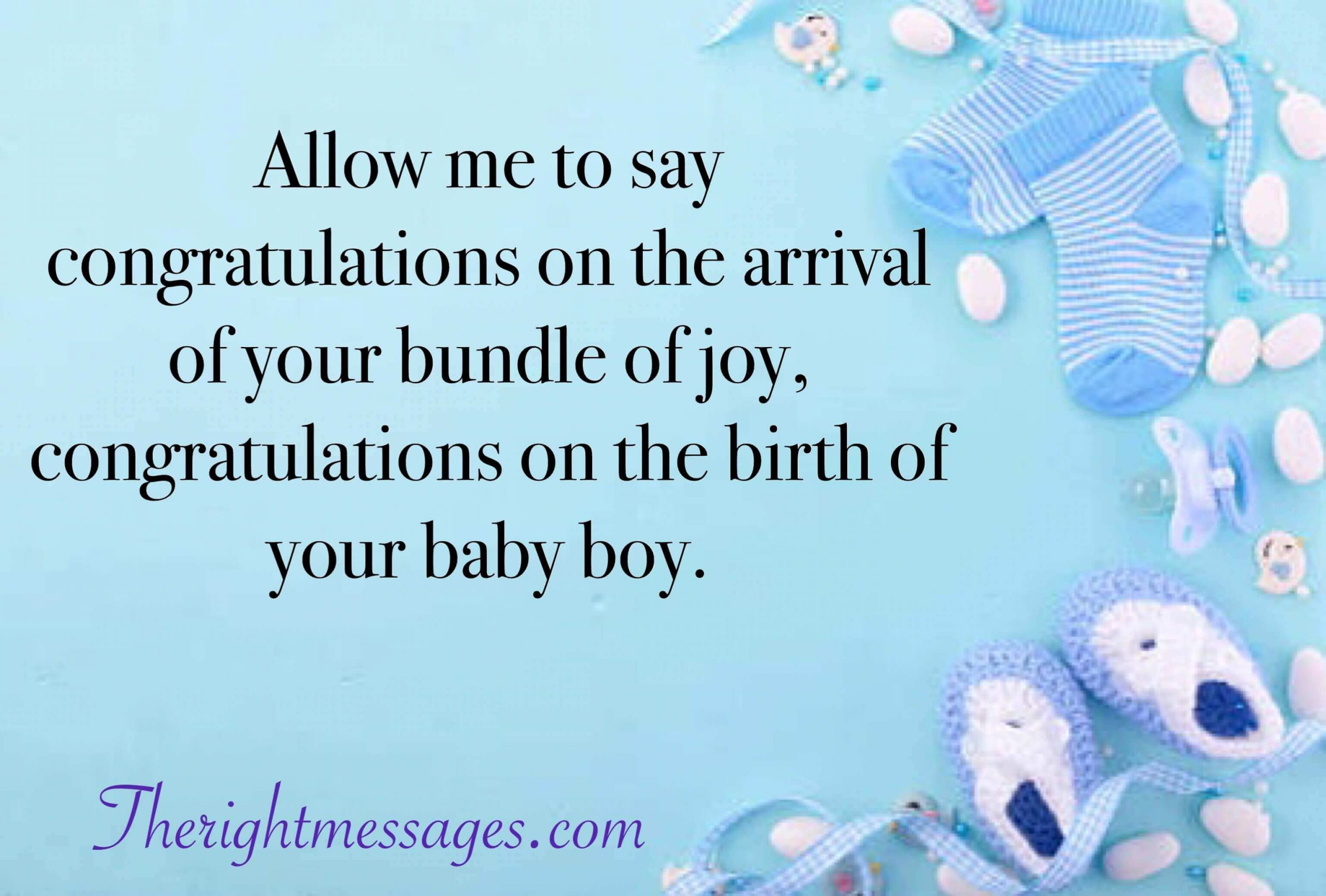 Congratulations On Your Baby Boy Quotes
 45 Congratulation Wishes & Messages for New Born Baby Boy