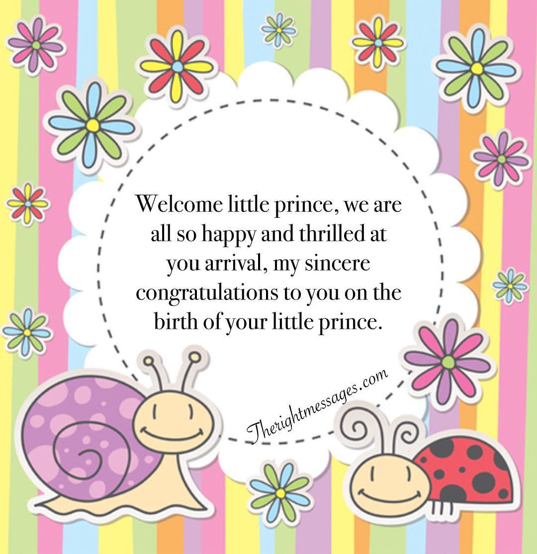 Congratulations On Your Baby Boy Quotes
 45 Congratulation Wishes & Messages for New Born Baby Boy