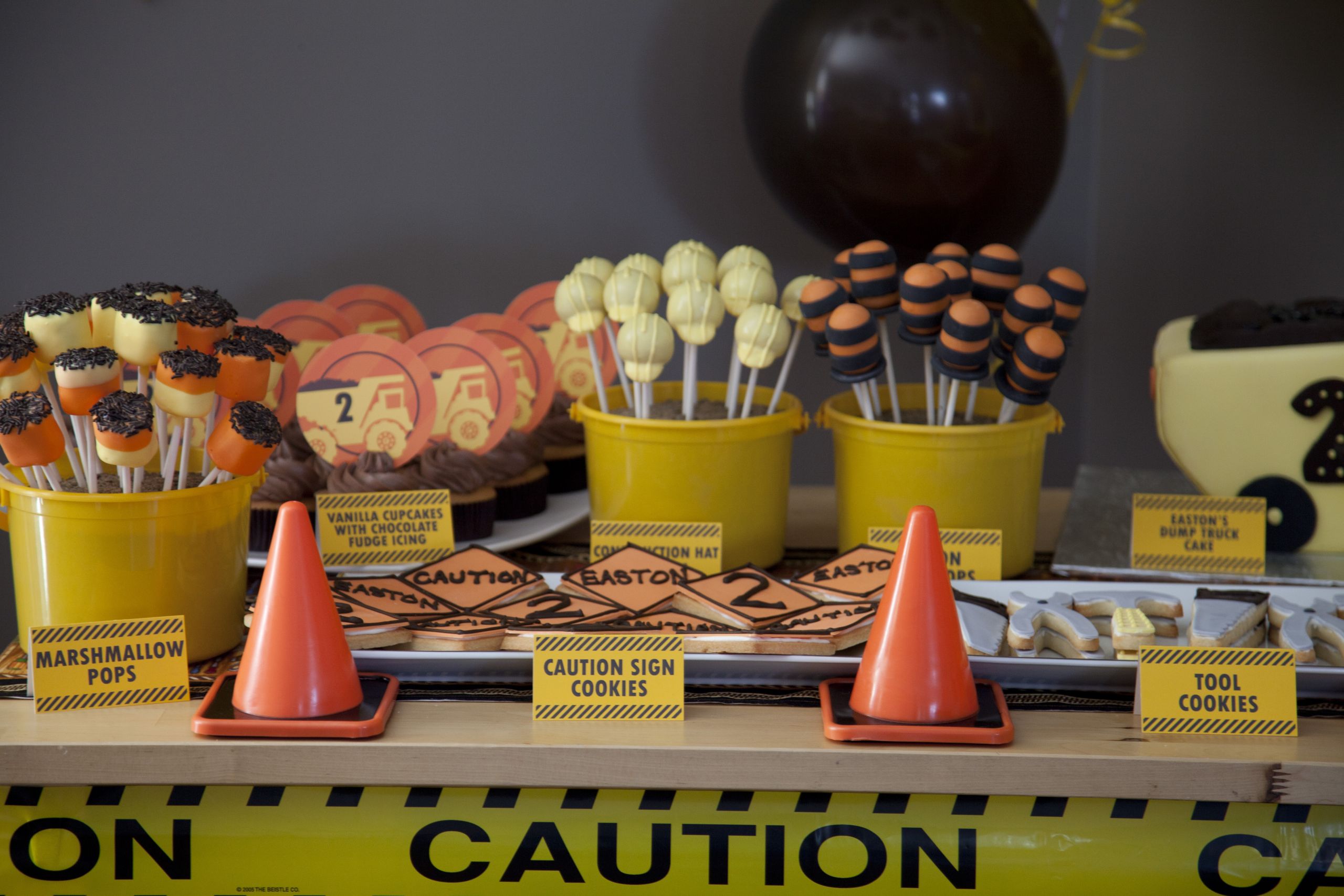 Construction Themed Birthday Party Ideas
 Construction Themed 2nd Birthday Project Nursery