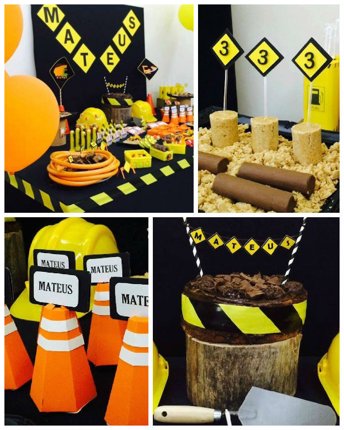 Construction Themed Birthday Party Ideas
 Kara s Party Ideas Construction Themed Birthday Party