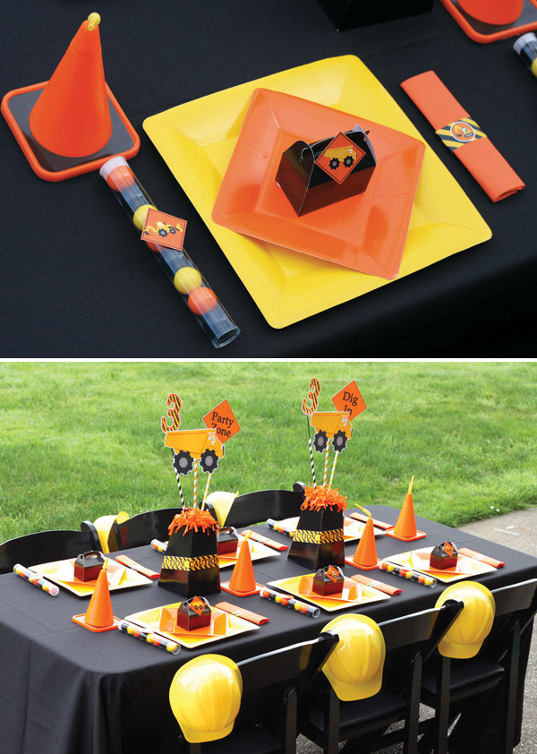 Construction Themed Birthday Party Ideas
 Creative Construction Themed Birthday Party LOADS of Fun 