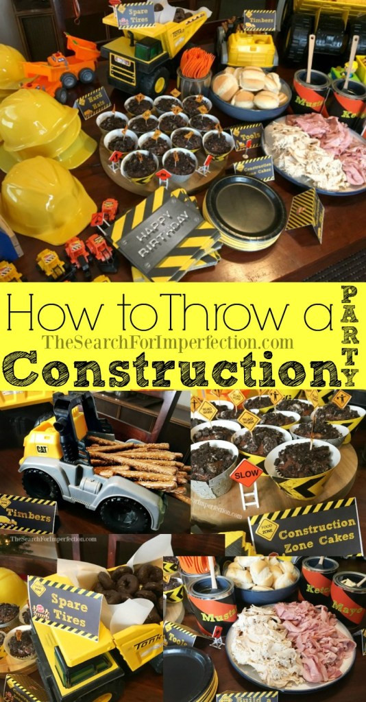 Construction Themed Birthday Party Ideas
 How to Throw a Construction Themed Birthday Party