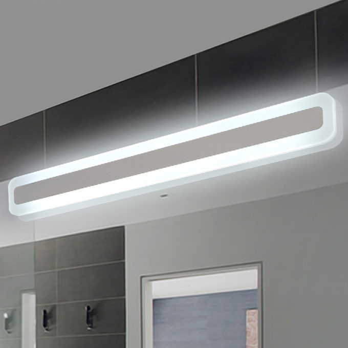 Contemporary Bathroom Vanity Lights
 "Path" Acrylic Vanity Wall Light