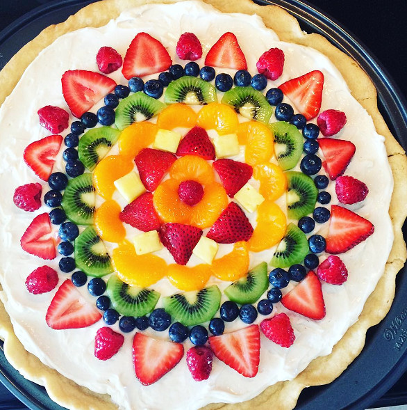 Cookie Dough Fruit Pizza
 Sugar Cookie Fruit Pizza Crafty Morning