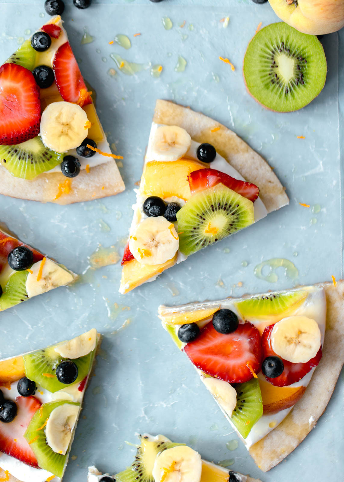 Cookie Dough Fruit Pizza
 Fruit Pizza on a Sugar Cookie Crust How Sweet Eats