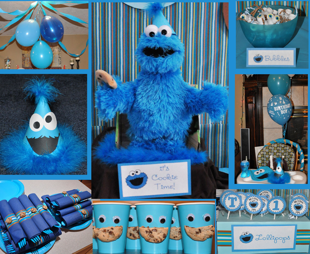 Cookie Monster Birthday Decorations
 Cookie Monster Birthday Party Ideas Cookie Monster