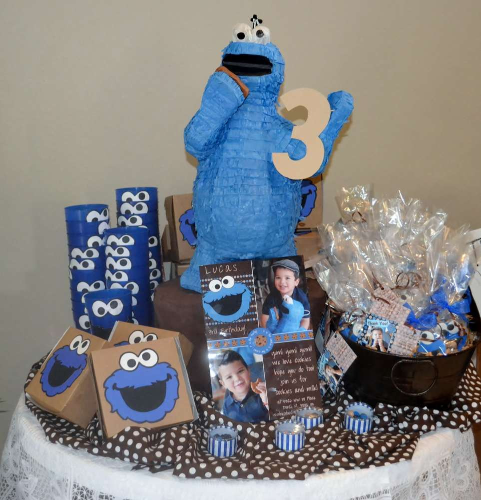 Cookie Monster Birthday Decorations
 Cookie Monster Birthday Party Ideas