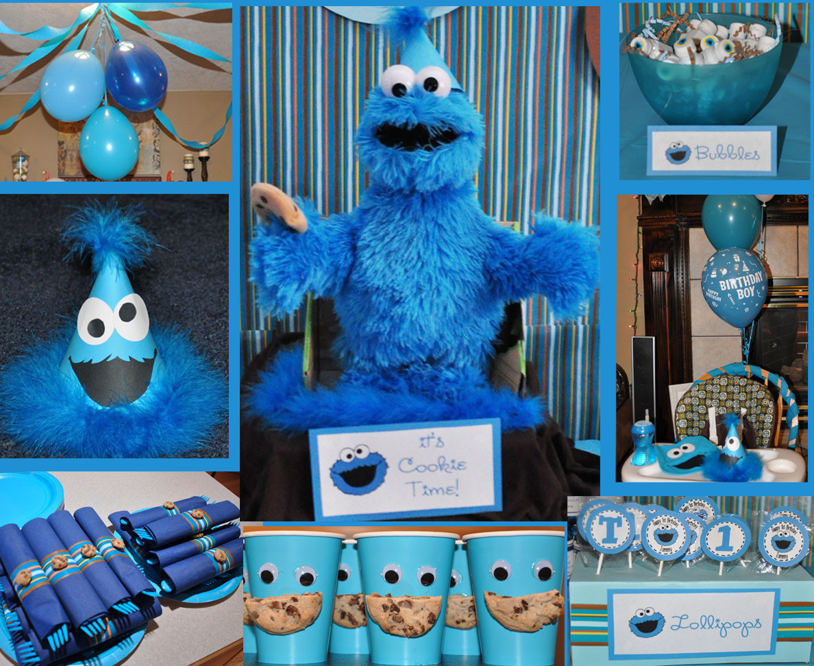 Cookie Monster Birthday Party
 Cookie Monster Birthday Party Ideas Cookie Monster