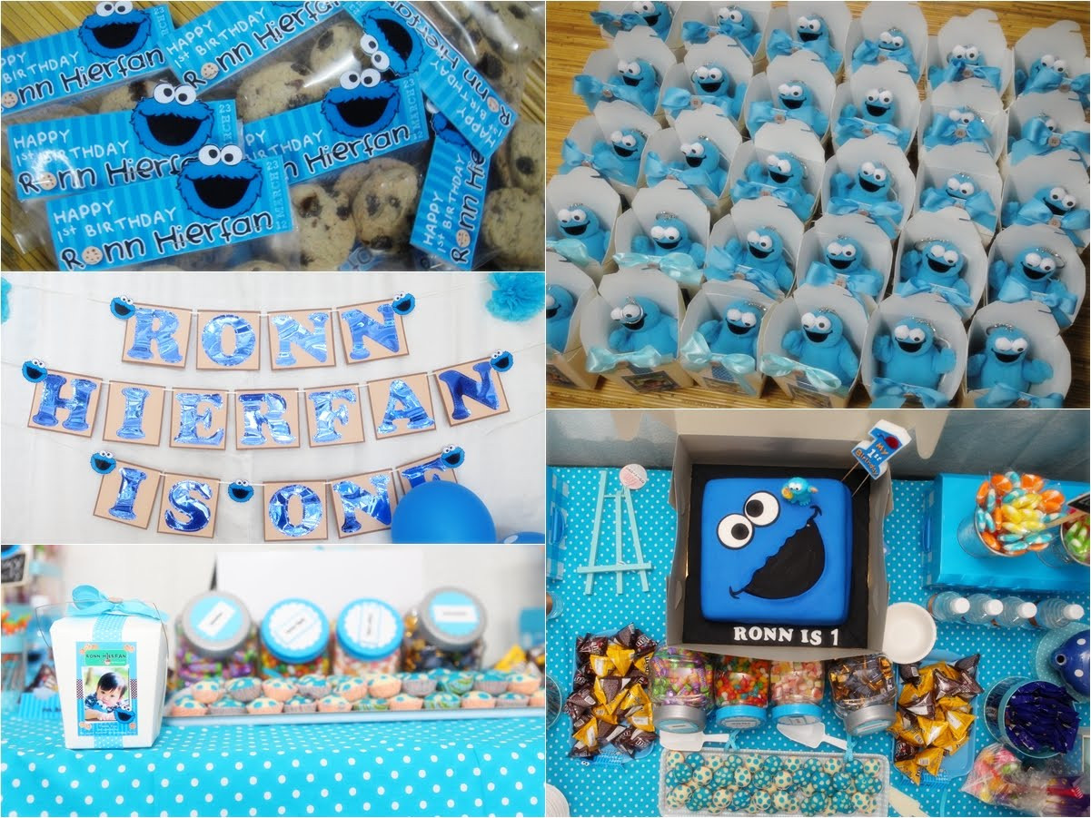 Cookie Monster Birthday Party
 Do sDesign Ronn s 1st COOKIE MONSTER BIRTHDAY PARTY