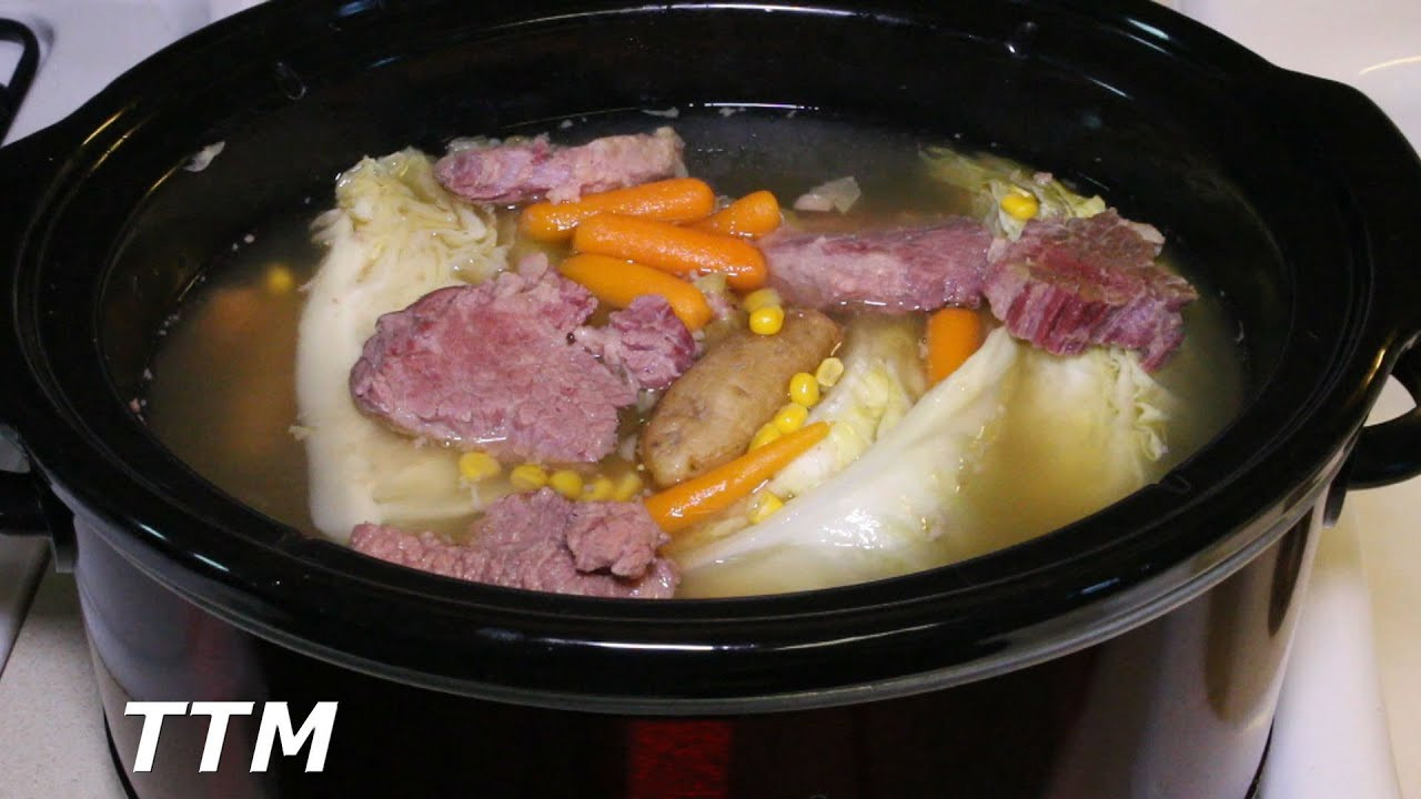 Cooking Corned Beef Brisket In A Crock Pot
 How to Make Corned Beef and Cabbage in the Slow Cooker