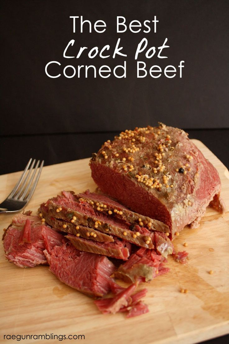 Cooking Corned Beef Brisket In A Crock Pot
 The Best Crock Pot Corned Beef Recipe