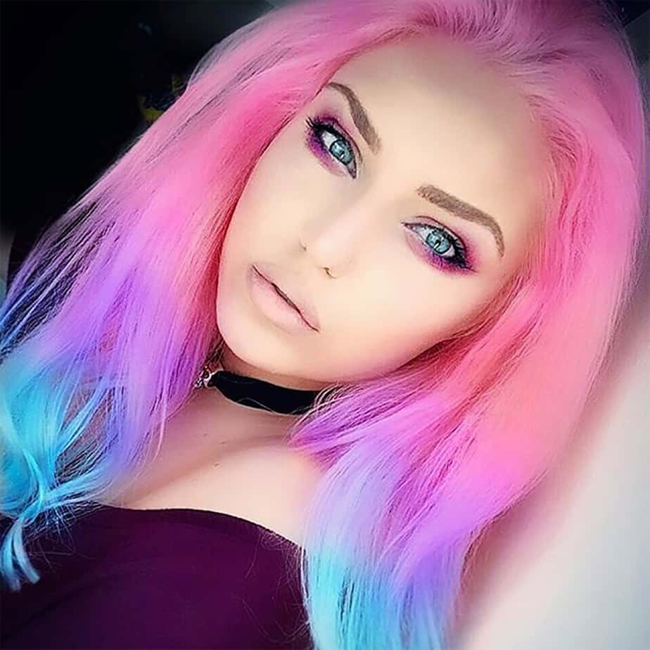 Cool Colored Hairstyles
 Pastel hair Hair color 2017