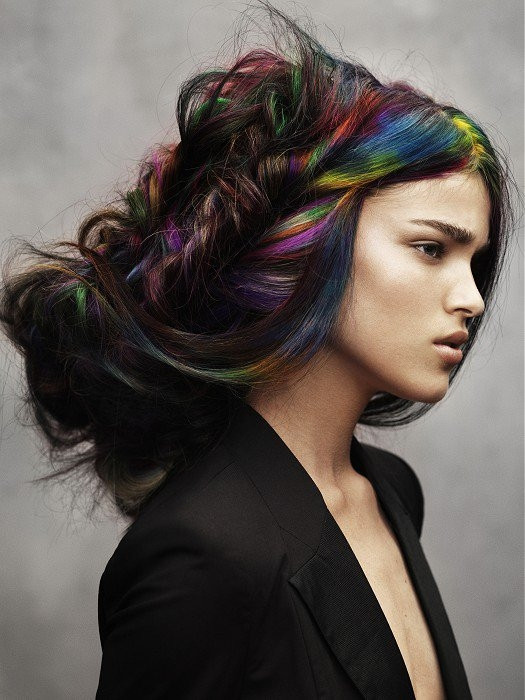 Cool Colored Hairstyles
 Crazy Hair Colors 2013