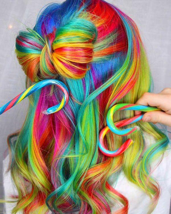 Cool Colored Hairstyles
 97 Cool Rainbow Hair Color Ideas to Rock Your Summer