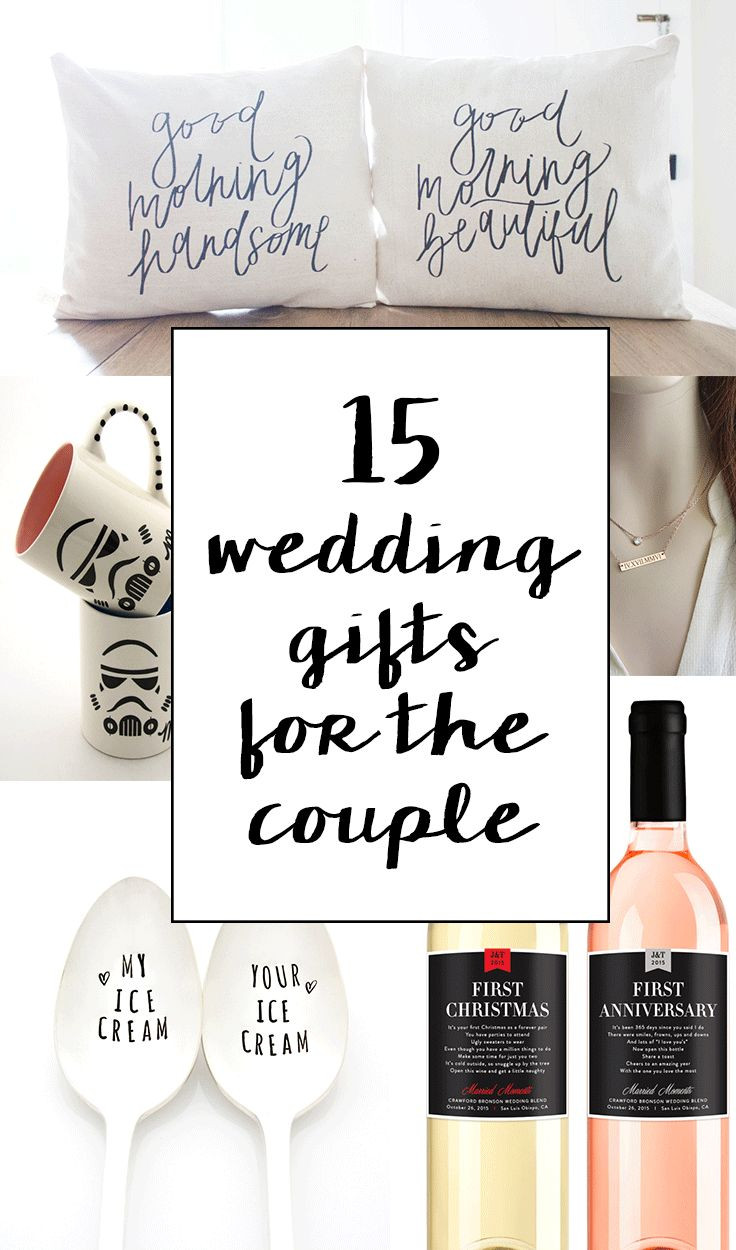 Cool Gift Ideas For Couples
 15 Sentimental Wedding Gifts for the Couple