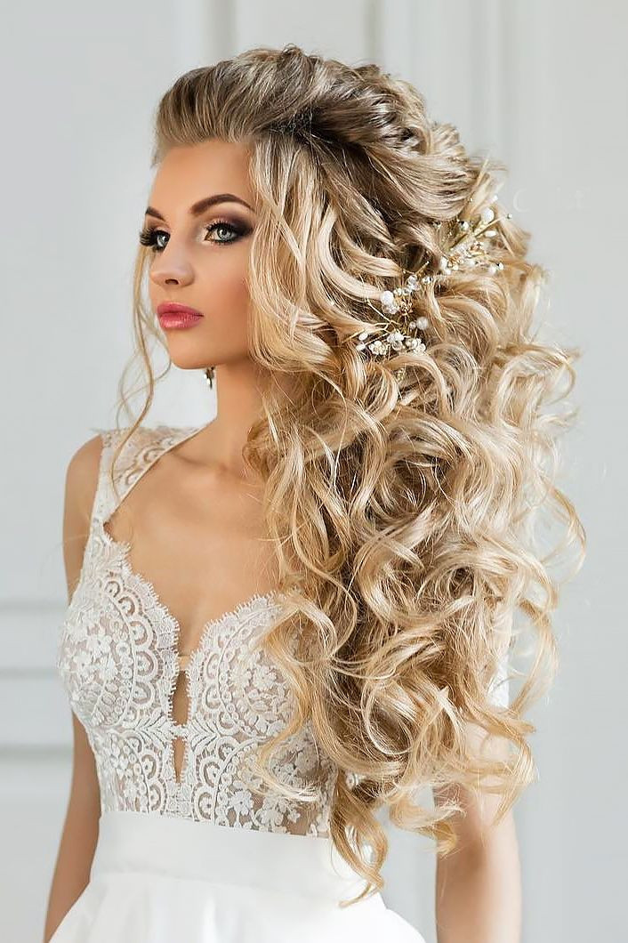 Cool Wedding Hairstyles
 17 Best images about Pink Wedding on Pinterest