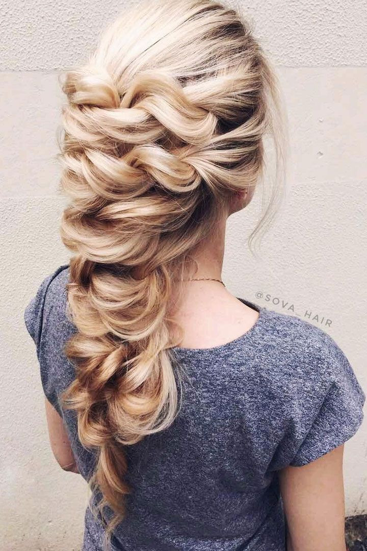 Cool Wedding Hairstyles
 This beautiful & unique wedding hairstyle idea for long