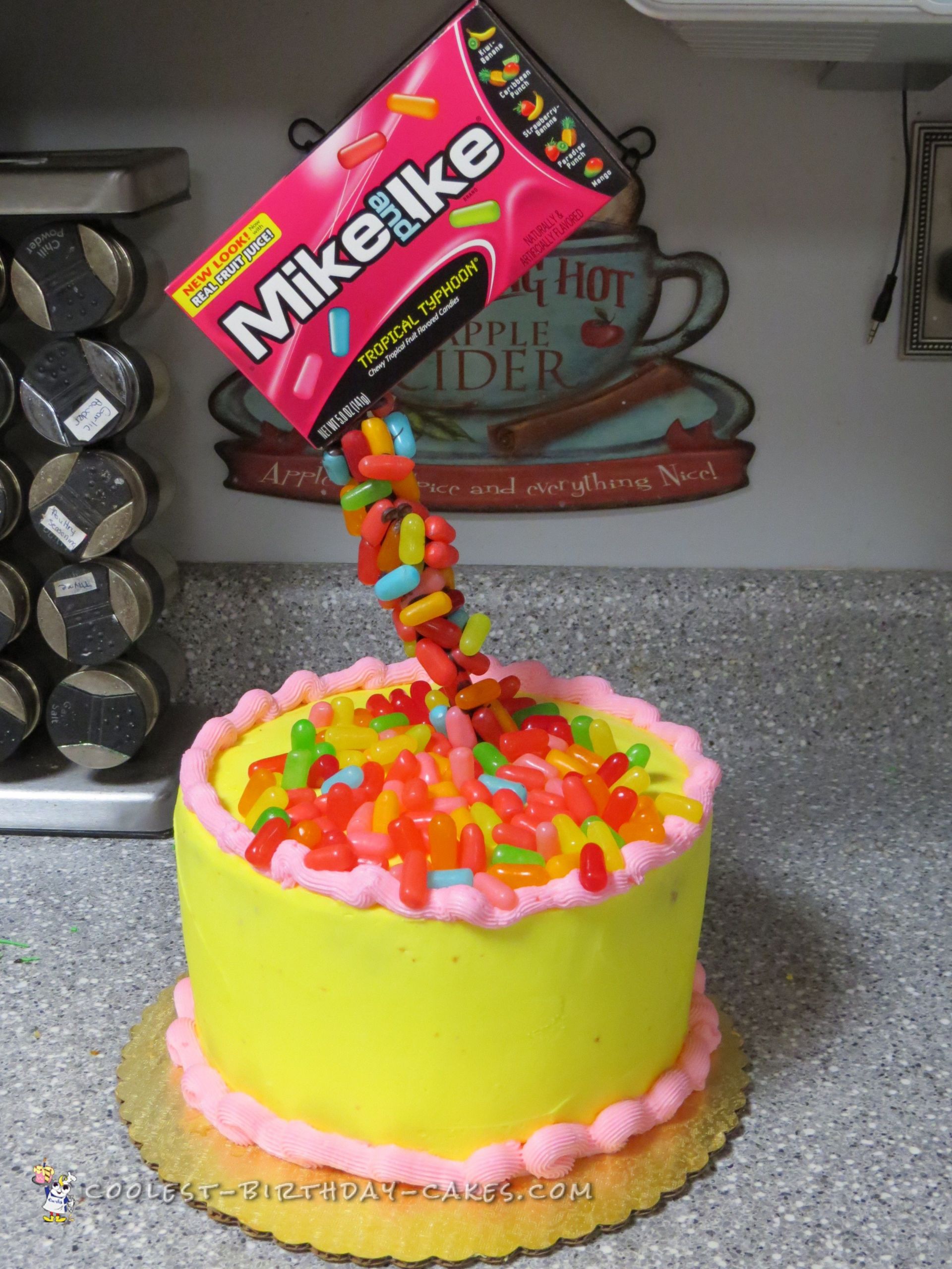 Coolest-birthday-cakes.com
 Cool Mike and Ike Anti Gravity Cake