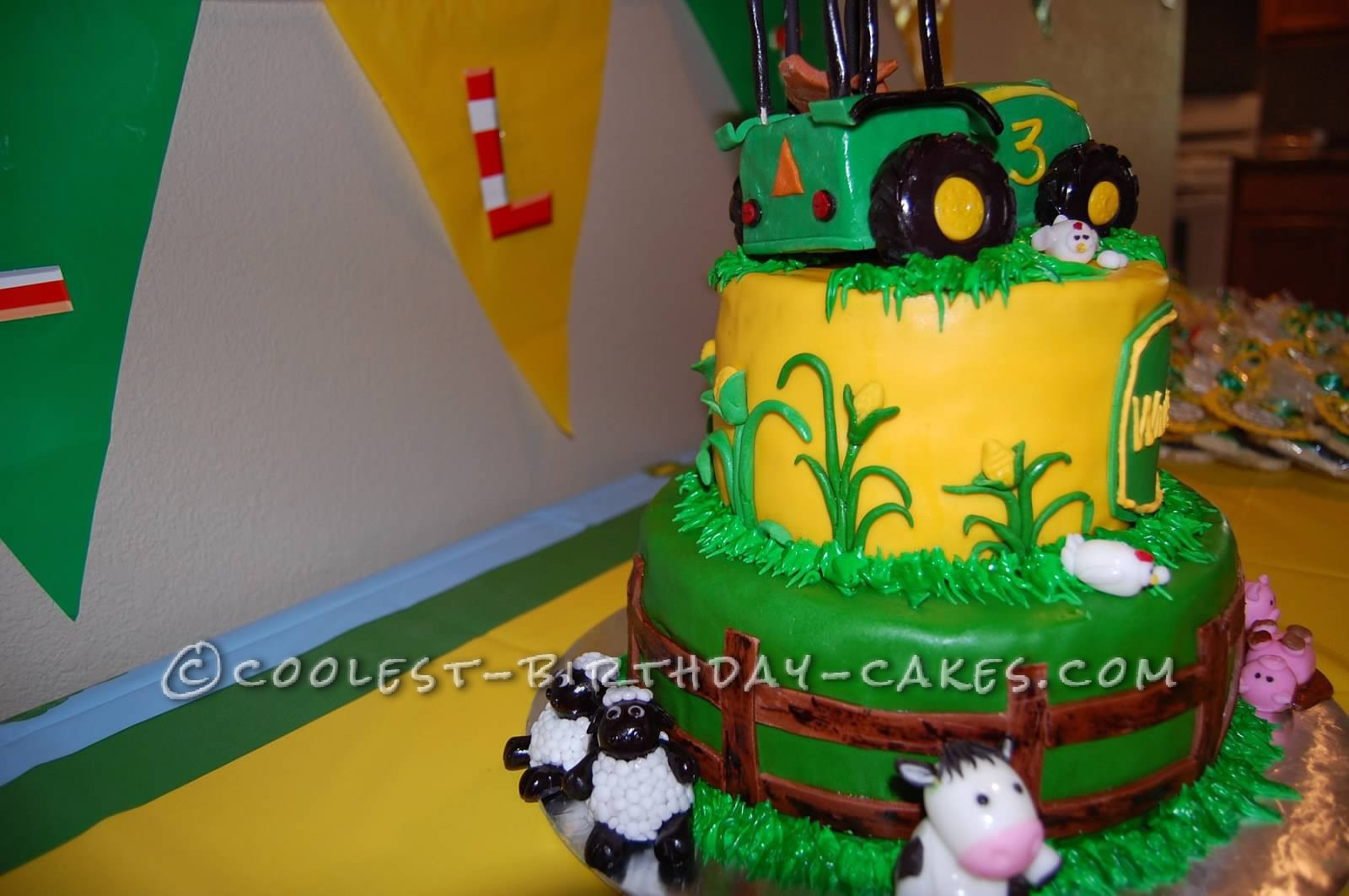 Coolest-birthday-cakes.com
 Cool Homemade Farming Scene Birthday Cake