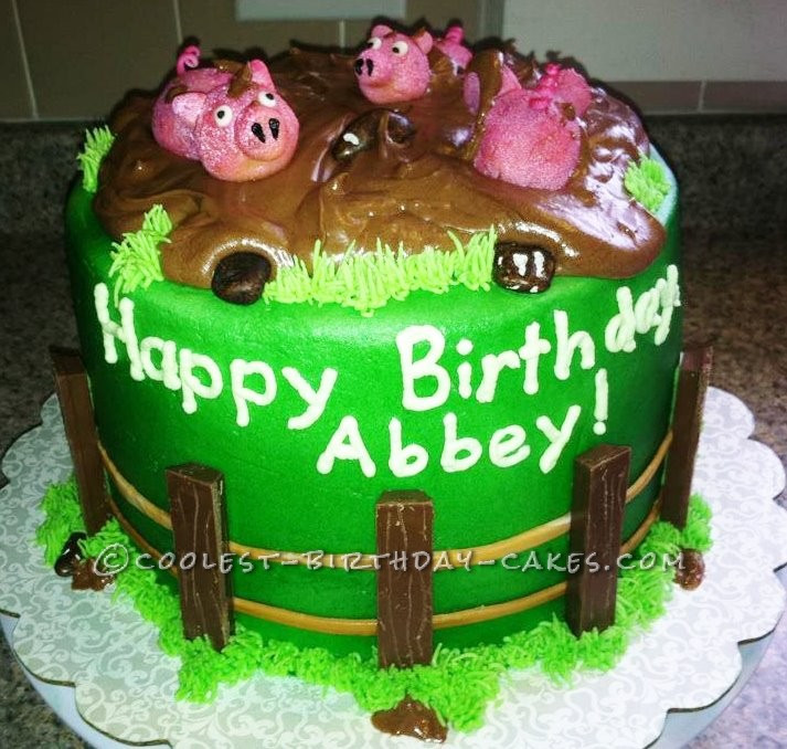 Coolest-birthday-cakes.com
 Coolest Muddy Piggies Cake