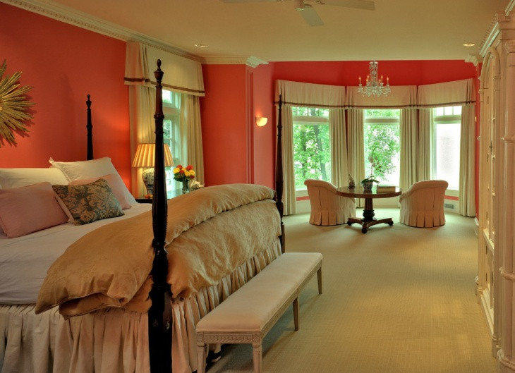 Coral Color Bedroom
 18 Coral Bedroom Designs Ideas