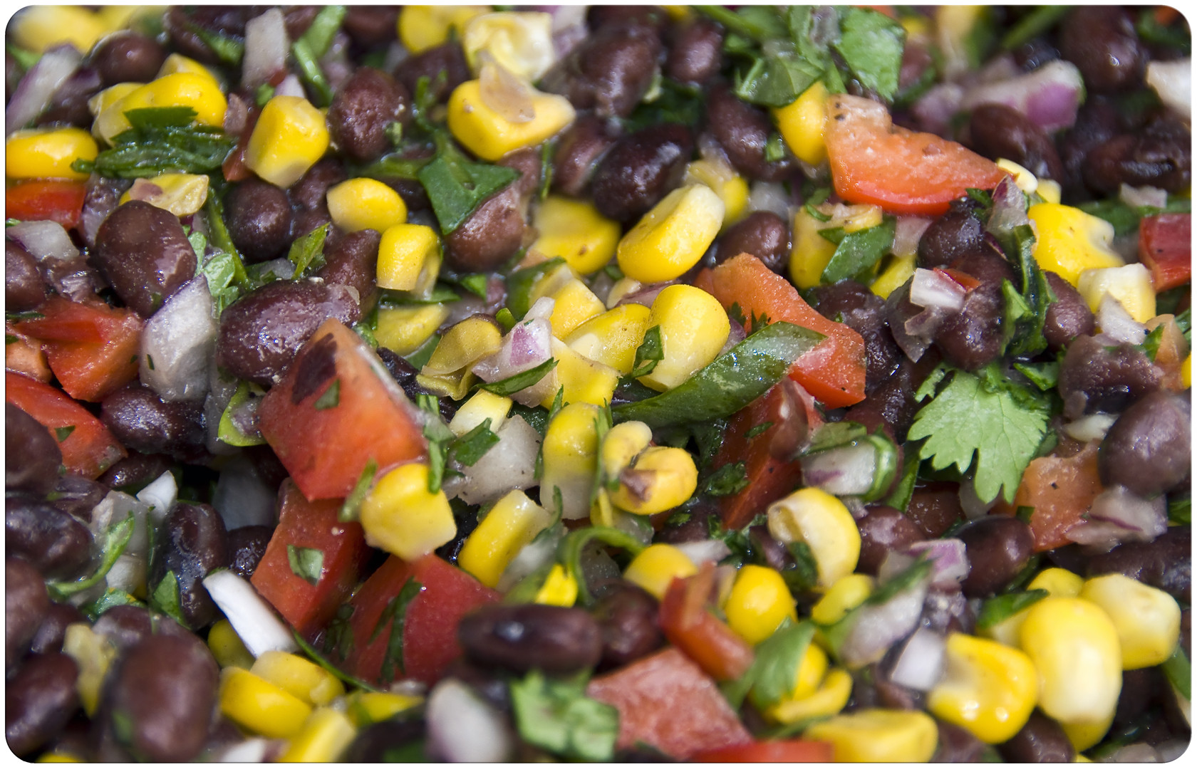 Corn Bean Salad
 Corn and Black Bean Salad