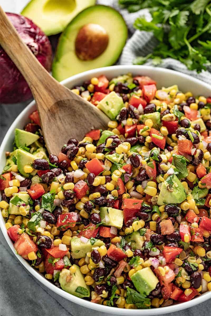 Corn Bean Salad
 Simple Black Bean and Corn Salad