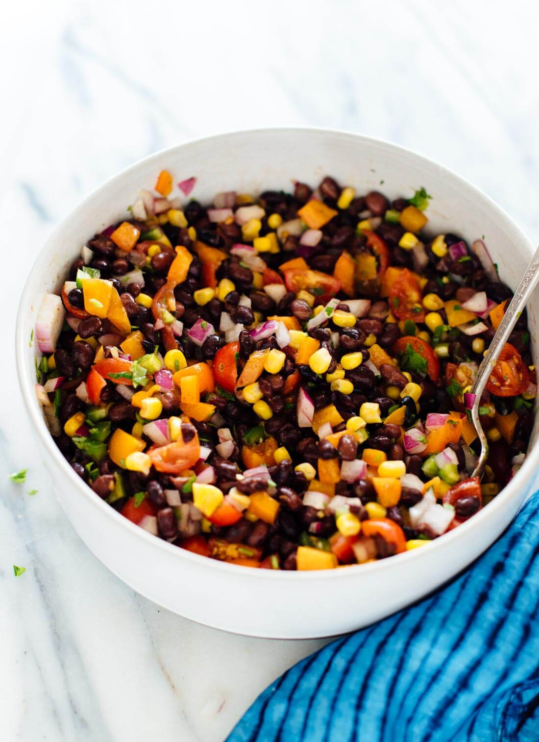 Corn Bean Salad
 Fresh Black Bean Salad Recipe Cookie and Kate