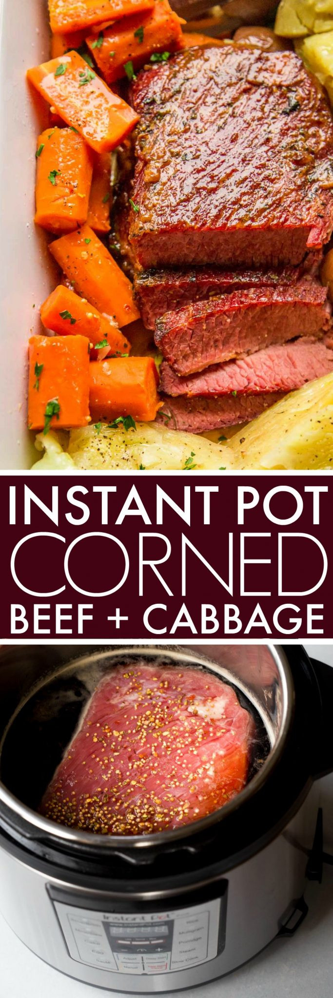 Corn Beef And Cabbage Instant Pot
 Instant Pot Glazed Corned Beef & Cabbage