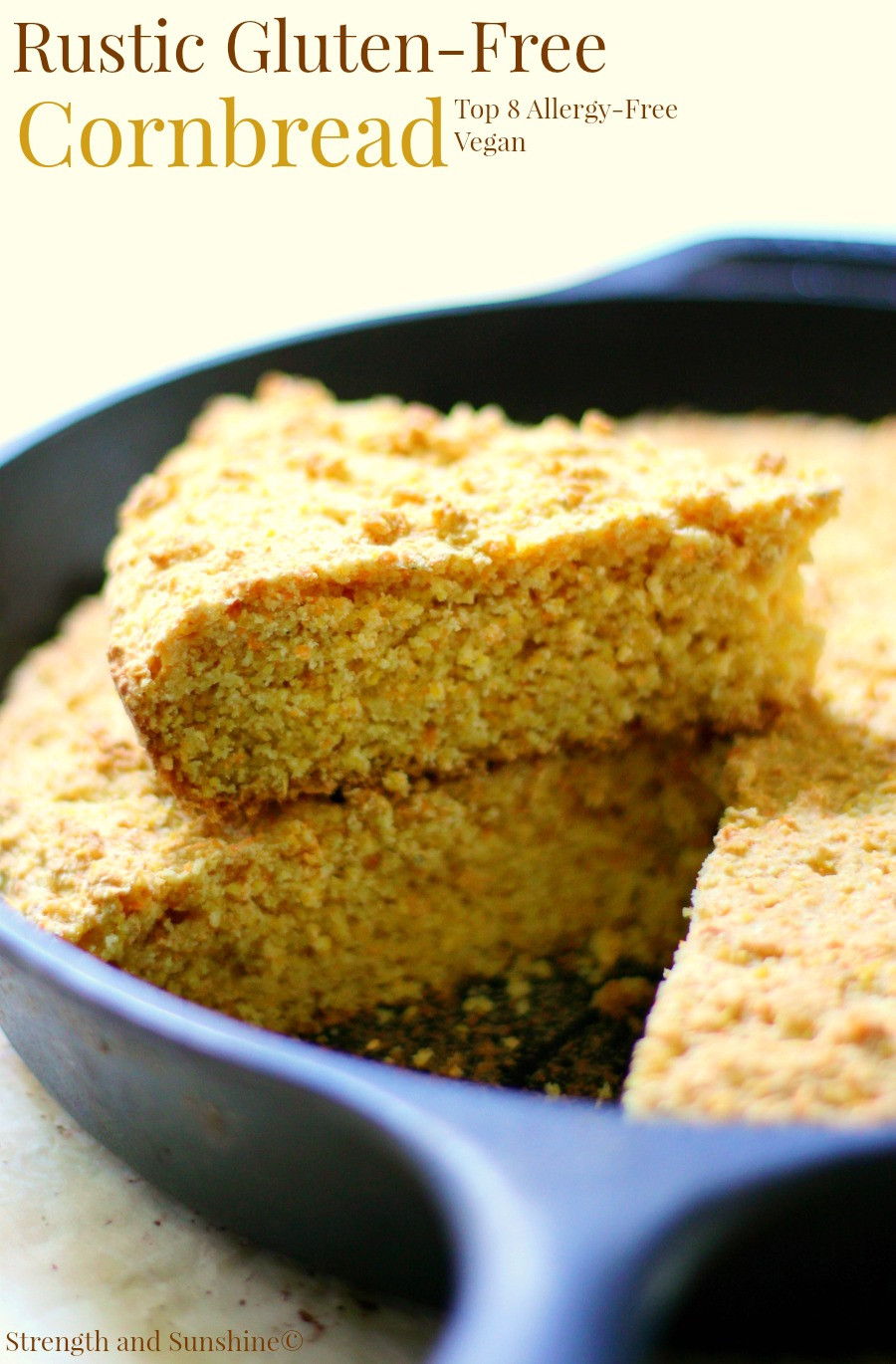 Corn Bread Gluten Free
 Rustic Gluten Free Cornbread