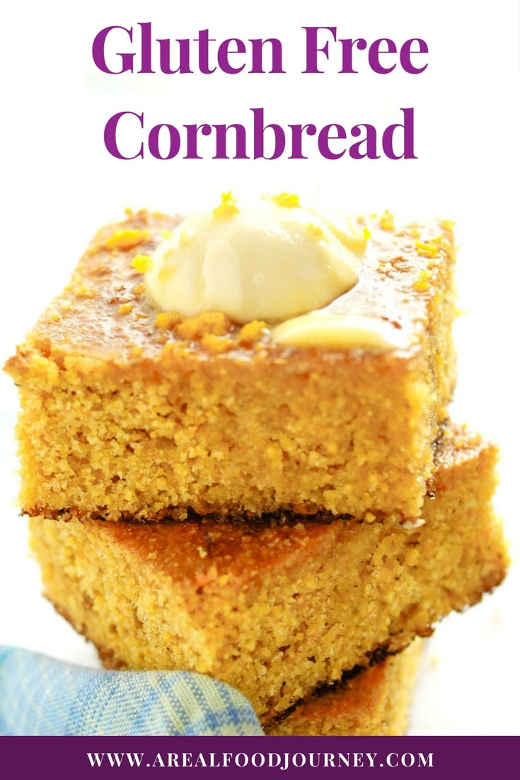 Corn Bread Gluten Free
 Gluten Free Cornbread Recipe A Real Food Journey