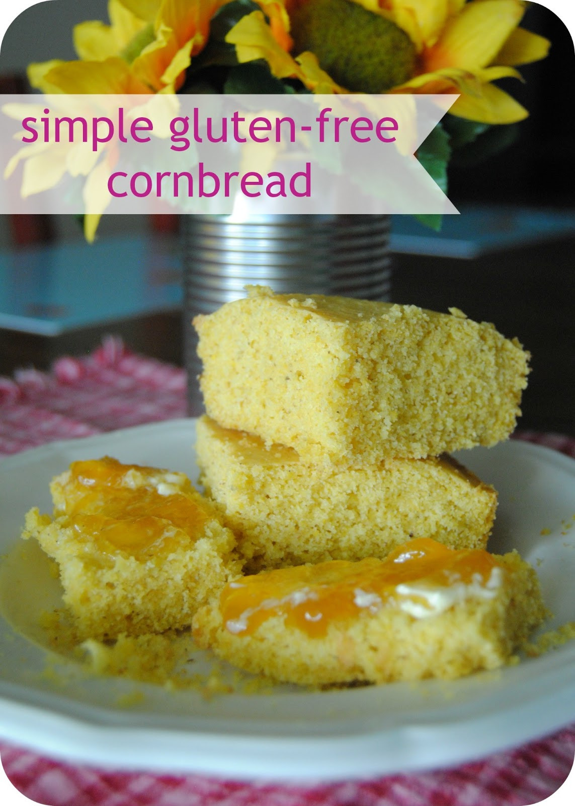 Corn Bread Gluten Free
 GF 2 The Everyday Celiac Simple Gluten Free Cornbread