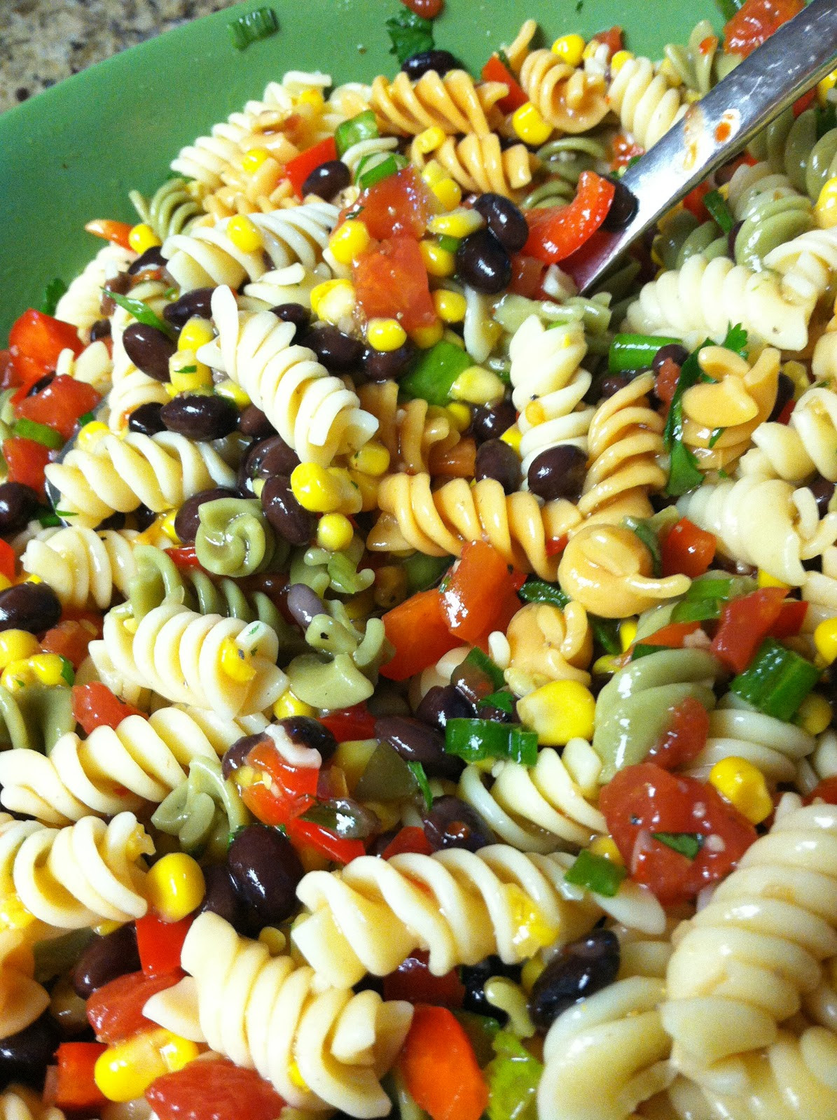 Corn Pasta Salad
 Dream Home Cooking Girl My Black Bean & Corn Pasta Salad