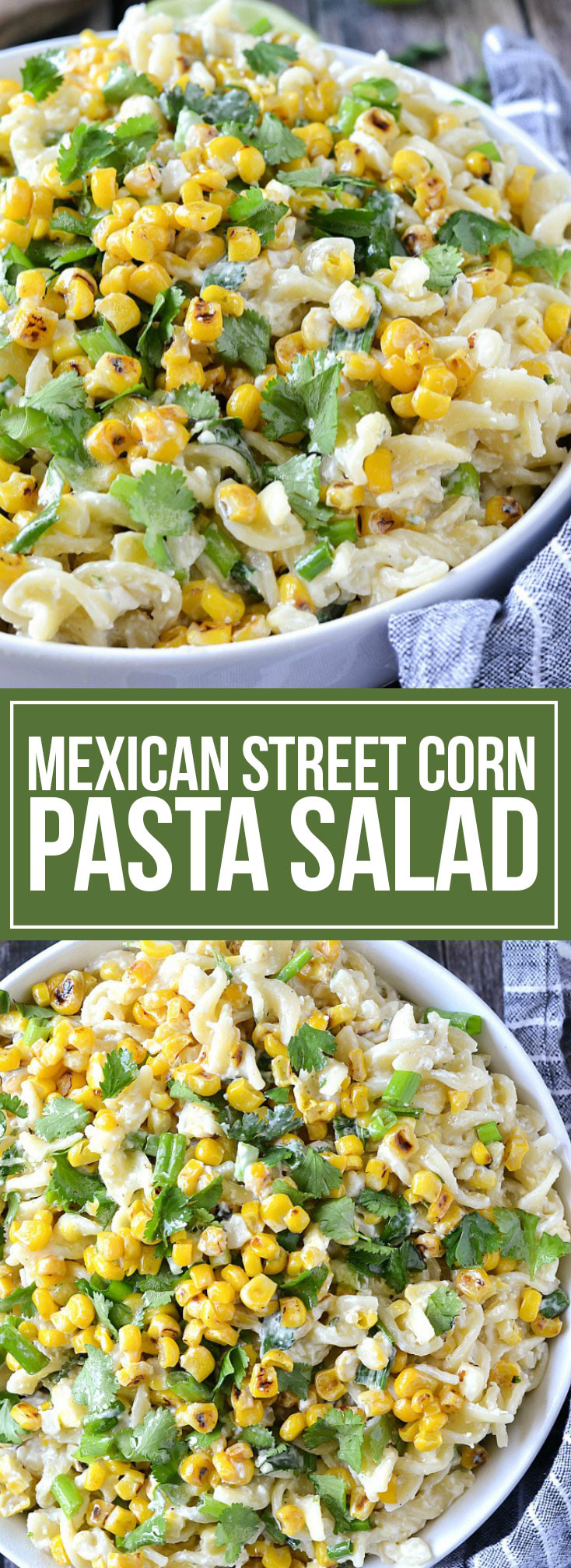 Corn Pasta Salad
 Mexican Street Corn Pasta Salad Mother Thyme